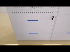 KDの構造の手紙のサイズの縦の金属のファイル キャビネット12mmの端の側面2の引出し