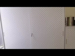 12mmの細い端の引き戸の鋼鉄オフィスのファイル キャビネットは非たたいた