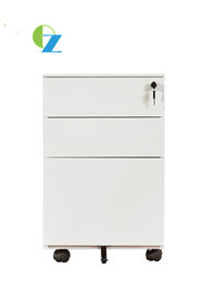 3 Drawers Moblie Pedestal Office Steel Filing Cabinet Side Open Design