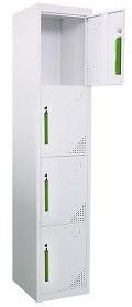 Thickness 1.2mm Metal 4 Door Steel Lockers For Small Office
