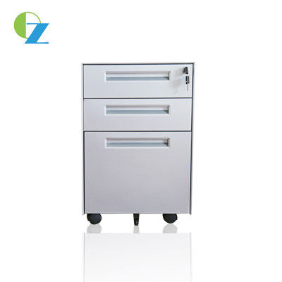 load 35kgs W390mm Steel Mobile Pedestal With 3 Drawers Cyber Lock