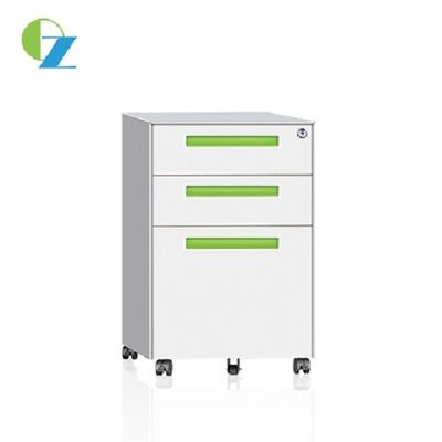load 35kgs W390mm Steel Mobile Pedestal With 3 Drawers Cyber Lock