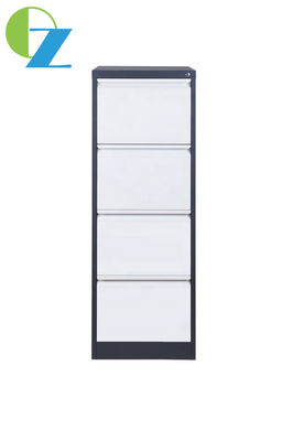 Steel Furniture Vertical Filing Cabinet 4 Drawer Office Metal Key Lock Knock Down