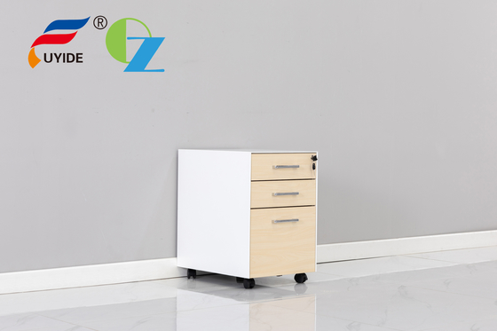 Wooden Metal Combination Steel Storage Pedestal Mobile Personal For Office